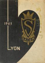 Salem High School 1963 yearbook cover photo