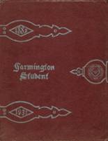 Farmington High School 1933 yearbook cover photo