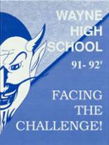 Wayne High School 1992 yearbook cover photo