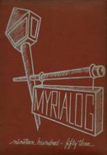 Myerstown High School 1953 yearbook cover photo