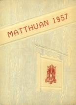 St. Matthew High School 1957 yearbook cover photo