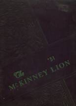 McKinney High School 1951 yearbook cover photo