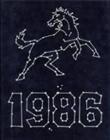 Tulare Western High School 1986 yearbook cover photo