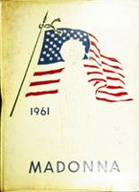 Madonna High School 1961 yearbook cover photo
