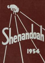 Shenandoah High School 1954 yearbook cover photo