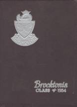 Brockton High School 1954 yearbook cover photo