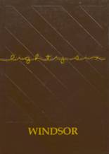 Windsor High School 1986 yearbook cover photo