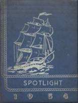 1954 Badger High School Yearbook from Kinsman, Ohio cover image