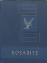 Holy Rosary Institute 1961 yearbook cover photo