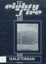 Galeton High School 1985 yearbook cover photo