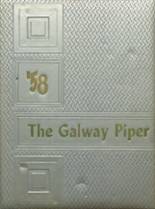 1958 Galway Central High School Yearbook from Galway, New York cover image