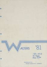 1981 Walters High School Yearbook from Walters, Oklahoma cover image