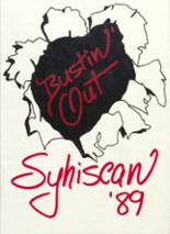 Sylacauga High School 1989 yearbook cover photo