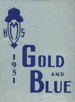 Mitchell High School 1951 yearbook cover photo