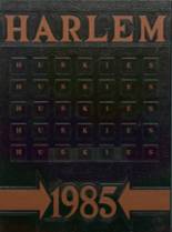 Harlem High School 1985 yearbook cover photo