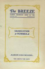 Albion High School 1906 yearbook cover photo