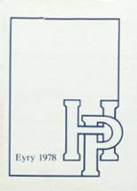 High Point High School 1978 yearbook cover photo