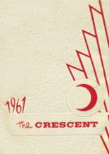 Crescent High School 1961 yearbook cover photo
