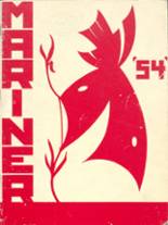 Marine City High School 1954 yearbook cover photo