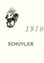 Schuylerville High School 1970 yearbook cover photo