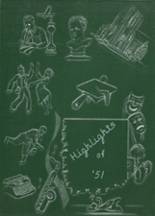 La Moille Community High School 1951 yearbook cover photo