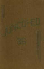 Junction City High School 1936 yearbook cover photo