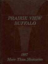 Prairie View High School 1987 yearbook cover photo