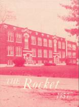 Rockford High School 1957 yearbook cover photo