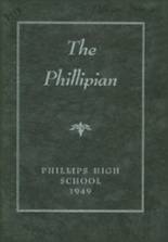 Phillips High School 1949 yearbook cover photo