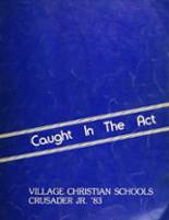 Village Christian High School 1983 yearbook cover photo