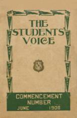 Plymouth High School 1908 yearbook cover photo