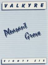 Pleasant Grove High School 1986 yearbook cover photo