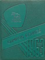 Cameron High School 1963 yearbook cover photo