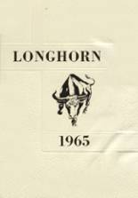 Lone Grove High School 1965 yearbook cover photo