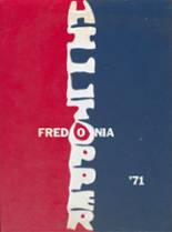 Fredonia High School 1971 yearbook cover photo
