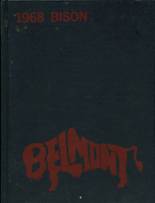 Belmont High School 1968 yearbook cover photo