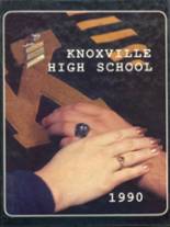Knoxville High School 1990 yearbook cover photo