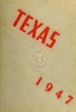 Texas High School 1947 yearbook cover photo