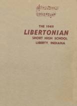 1949 Short High School Yearbook from Liberty, Indiana cover image