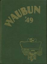 Waupun High School 1949 yearbook cover photo