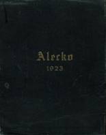Alexandria Senior High School 1923 yearbook cover photo