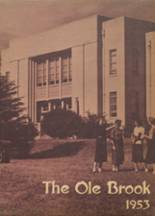Brookhaven High School 1953 yearbook cover photo