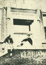 Ellensburg High School 1974 yearbook cover photo
