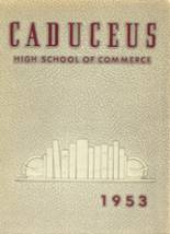 1953 Commerce High School Yearbook from Springfield, Massachusetts cover image