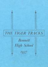 Bennett High School 1937 yearbook cover photo