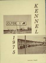 Clyde High School 1975 yearbook cover photo