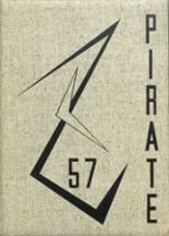 Pittsburg High School 1957 yearbook cover photo