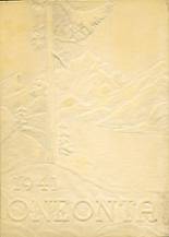 1941 Oneonta High School Yearbook from Oneonta, New York cover image