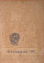 1977 Greenway High School Yearbook from Greenway, Arkansas cover image
