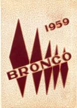 Blackfoot High School 1959 yearbook cover photo